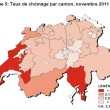 Chômage en novembre 2011 - source : SECO