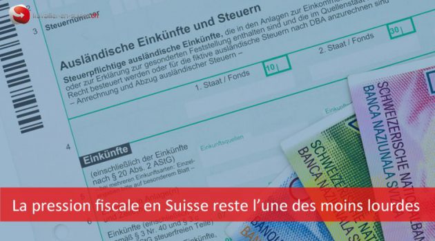 La pression fiscale en Suisse reste l’une des moins lourdes des pays de l’OCDE